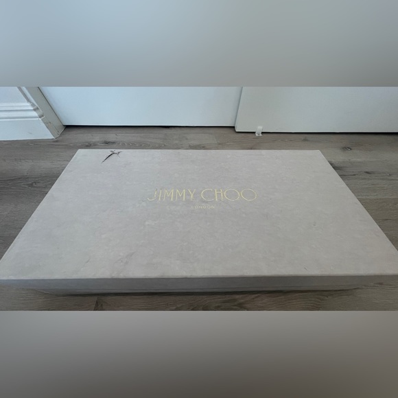 NIB. Jimmy Choo Mavis 85 Women’s Leather Boots in Linen (cream/white). EU 41 - Picture 15 of 15